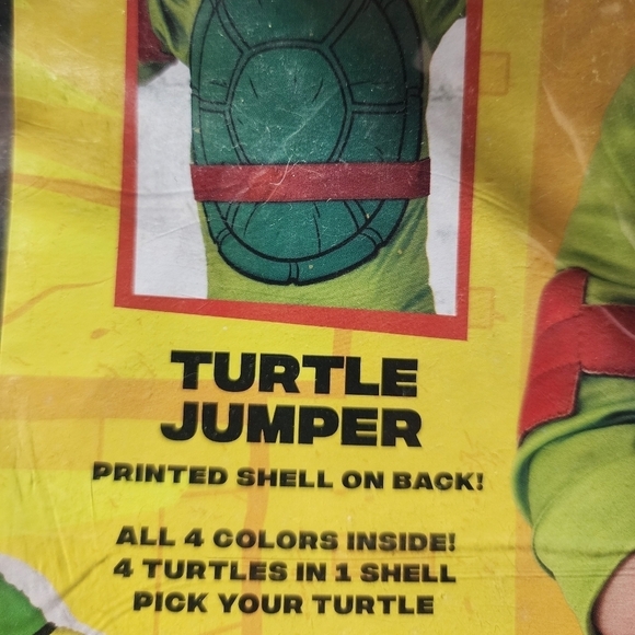 NWT Teenage Mutant Ninja Turtle 4 in 1 Halloween Costume Cosplay Baby Infant New - Picture 3 of 5